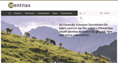 Desktop Screenshot of identitas.ch