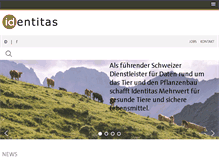 Tablet Screenshot of identitas.ch